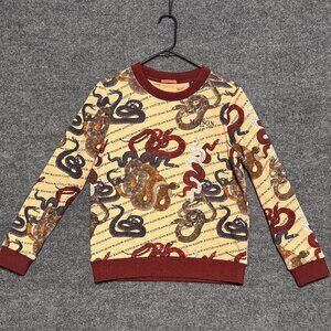 Scotch & Soda Snake Crewneck Sweater Multicolor SZ S Maison Scotch